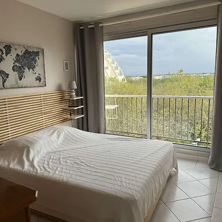 2 Pieces Avec Piscine, Garage, Et Wifi A - Fr-1-328-220 Apartment La Grande-Motte